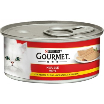 GOURMET MOUSSE με Πάπια & Κοτόπουλο 195gr