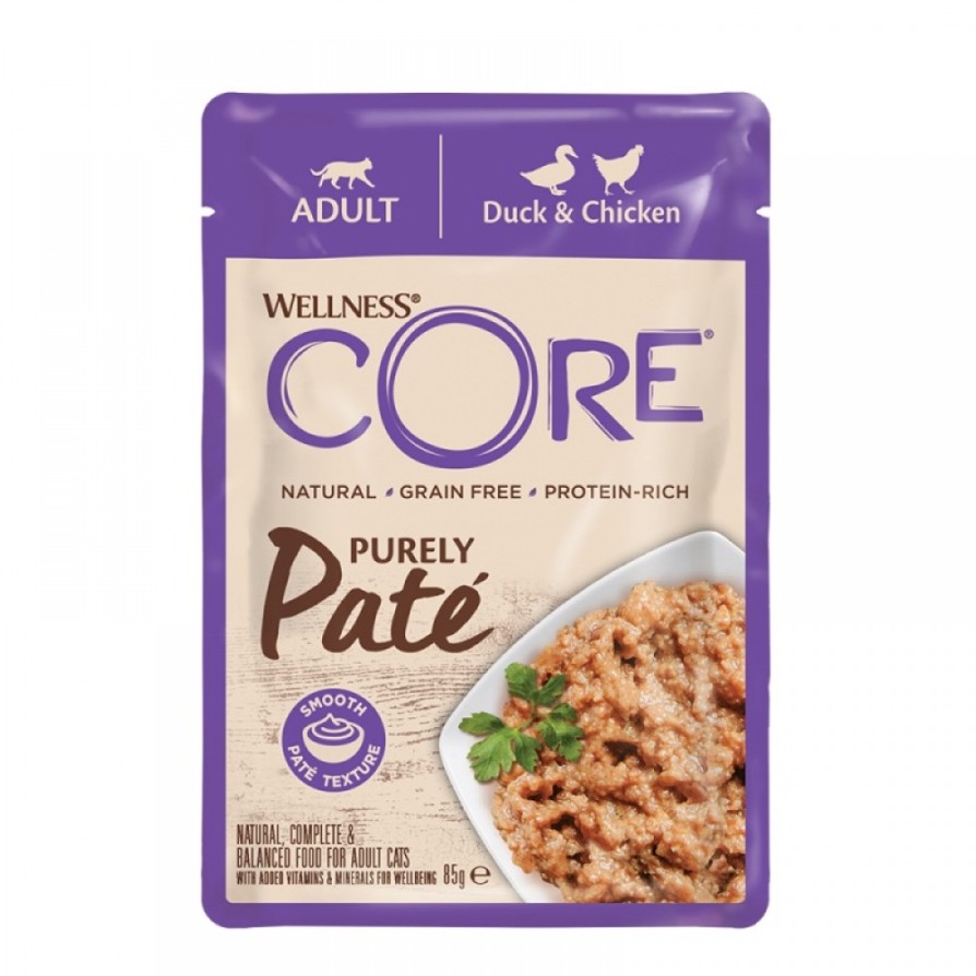 CORE WC PURELY PATE AD DUCK & CHICKEN 85GR CORE