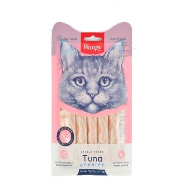 WANPY CAT TREATS TUNA & SHRIMP 70GR *προς Κ*