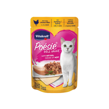 VITAKRAFT Poésie DéliSauce με Φιλέτο Κοτόπουλο 85gr