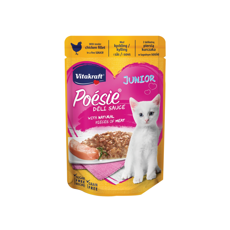 Poésie-DéliSauce + ChickJunior 85g ΥΓΡΗ ΤΡΟΦΗ