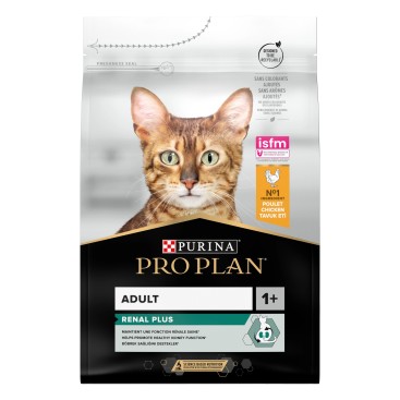 PRO PLAN ADULT RENAL PLUS CAT με Κοτόπουλο 3KG