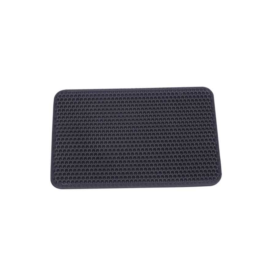 NOBBY ΧΑΛΑΚΙ ΤΟΥΑΛΕΤΑΣ SIEVE MAT ΜΑΥΡΟ 30X45CM ΑΞΕΣΟΥΑΡ