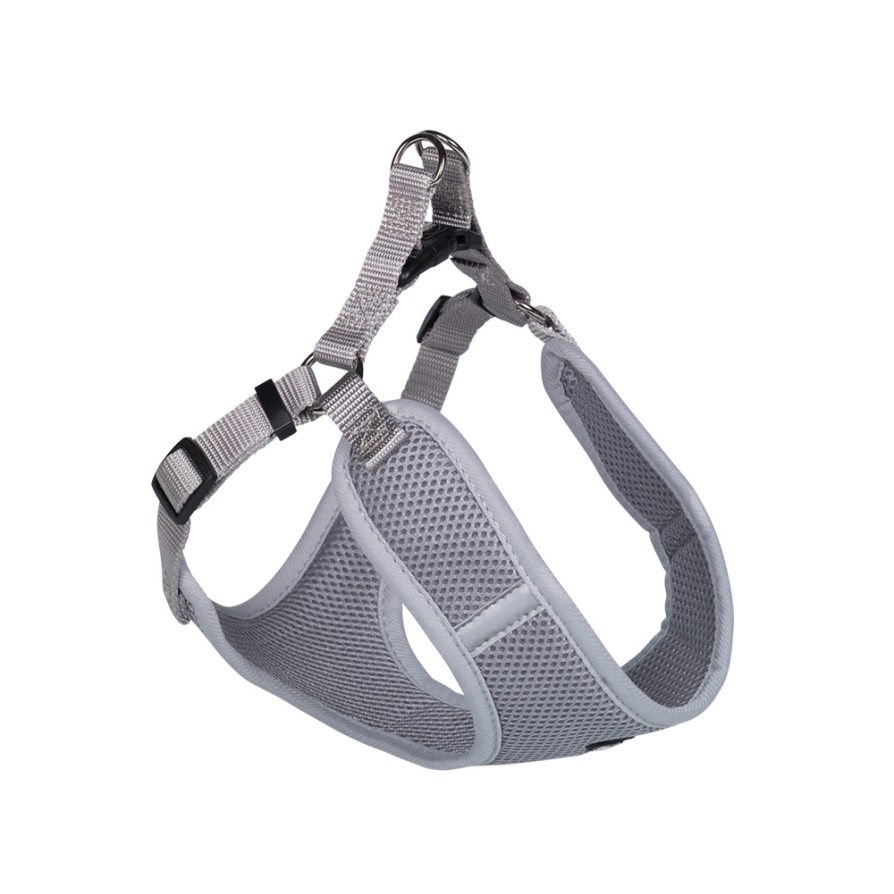 NOBBY-Ανατομικό Επιστήθιο - MESH REFLECT grey W: 20mm; L: 58-69cm + 54cm NOBBY
