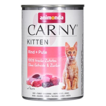 ANIMONDA CARNY KITTEN με Βοδινό & Καρδιά Γαλοπούλας 400gr