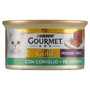 GOURMET GOLD MOUSSE με Κουνέλι 85gr