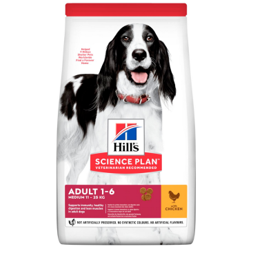 HILL'S SP CANINE Adult Medium Κοτόπουλο 2,5KG