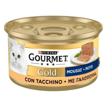 GOURMET GOLD MOUSSE με Γαλοπούλα 85gr