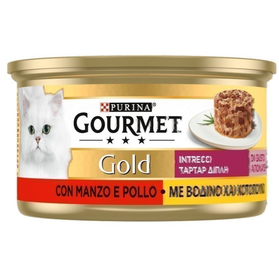 GOURMET GOLD DOUBLE PLEASURE ME ΒΟΔΙΝΟ & ΚΟΤΟΠOYΛΟ 85GR GOURMET GOLD