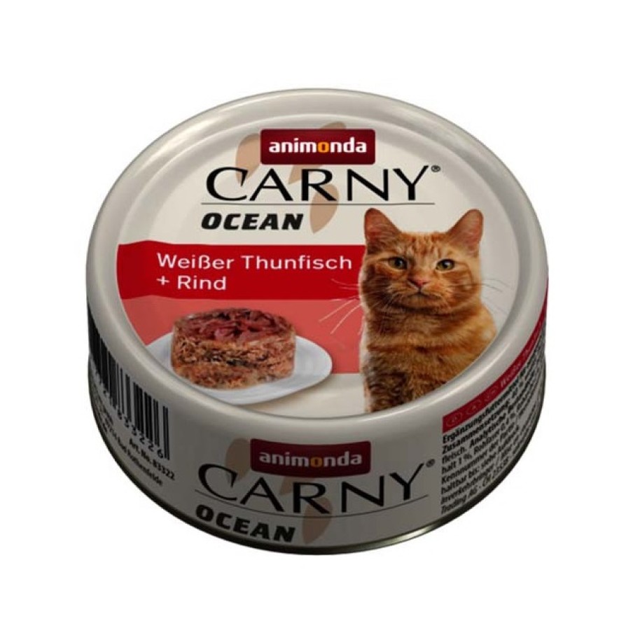 CARNY OCEAN CAT ΤΟΝΟΣ & ΒΟΔΙΝΟ 80GR ANIMODA