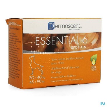 DERMOSCENT ESSENTIAL 6 SPOT ON DOG 20-40KG