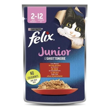 FELIX LeGhiottonerie JUNIOR σε Ζελέ με Βοδινό 85gr