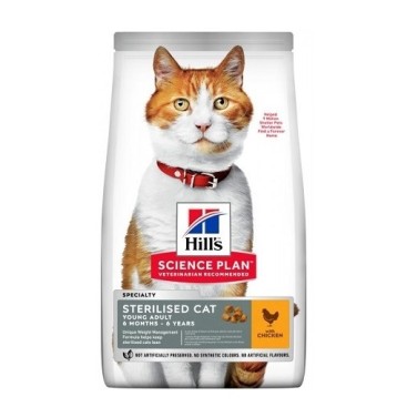 HILL'S SP FELINE Adult Sterilised Κοτόπουλο 3KG