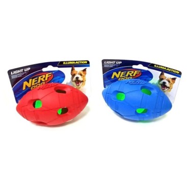 NERF LED BASH FOOTBALL MEDIUM BLUE/RED