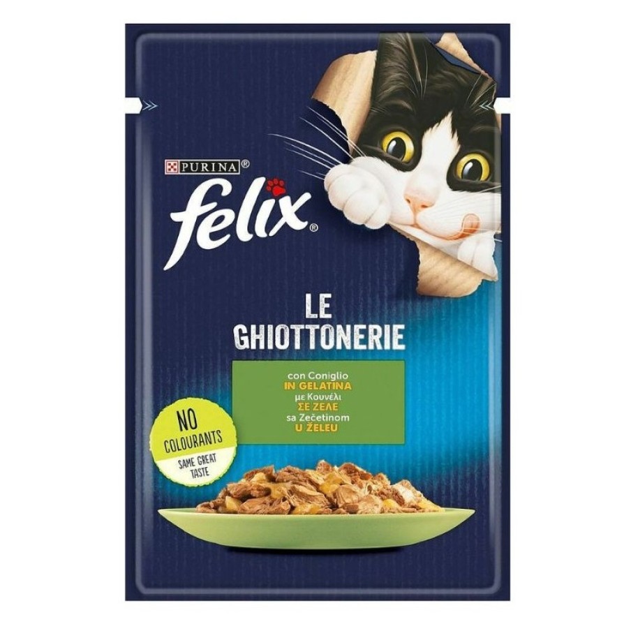 Felix Agail με Κουνέλι σε Ζελέ 85GR FELIX
