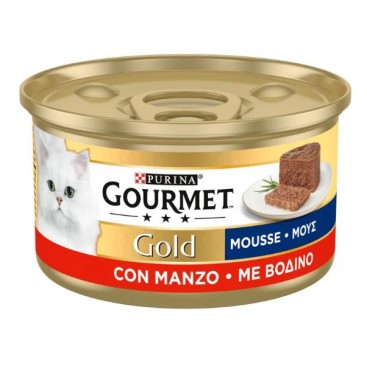 GOURMET GOLD MOUSSE με Μοσχάρι 85gr