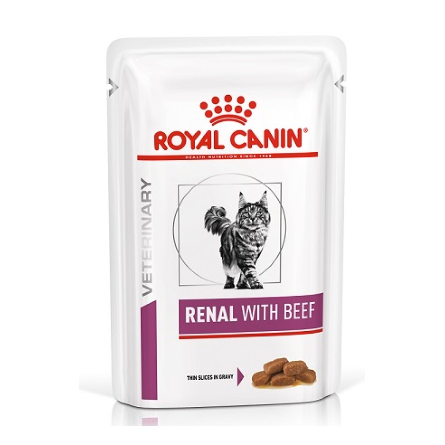 ROYAL CANIN RENAL BEEF CAT POUCH 85GR ROYAL CANIN