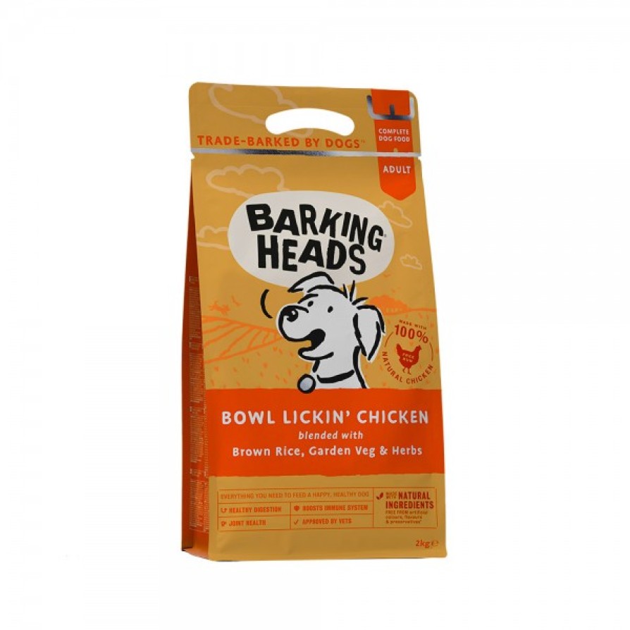 BARKING BOWL LICKIN CHICKEN BARKING HEADS