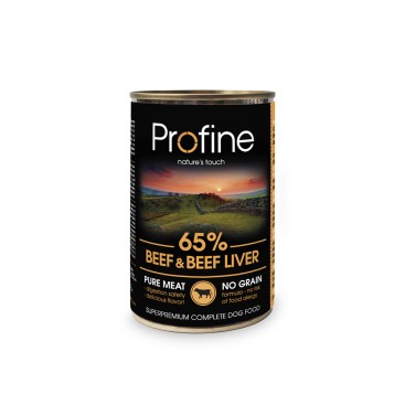 PROFINE Dog Beef & Liver 400gr
