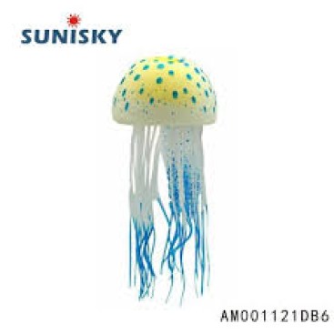 AQUARIUM ORNAMENT SILICON AURELIA AURITA LARGE