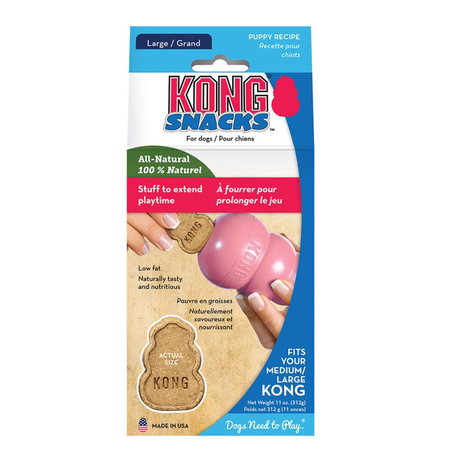 KONG SNACKS PUPPY LARGE KONG