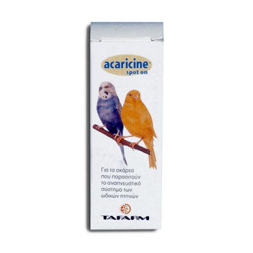 ACARICINE SPOT-ON Solution για Ωδικά Πτηνά 10ml