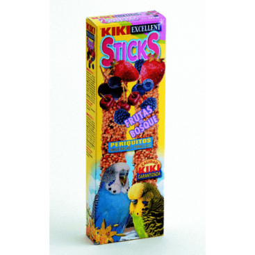 KIKI EXCELLENT STICKS για Παπαγαλάκια με Φρούτα του Δάσους 2sticks *προς Κ*