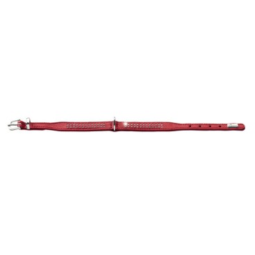 Περιλαίμιο Diamond Petit, 32 Cowleather red/black