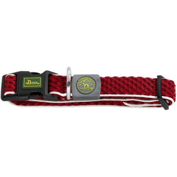 HUNTER COLLAR HILO VARIO BASIC MESH RED SMALL 30-43CM