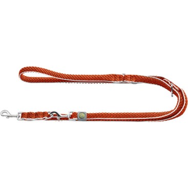 HUNTER ADJUSTABLE LEASH HILO ORANGE 20MM 200CM