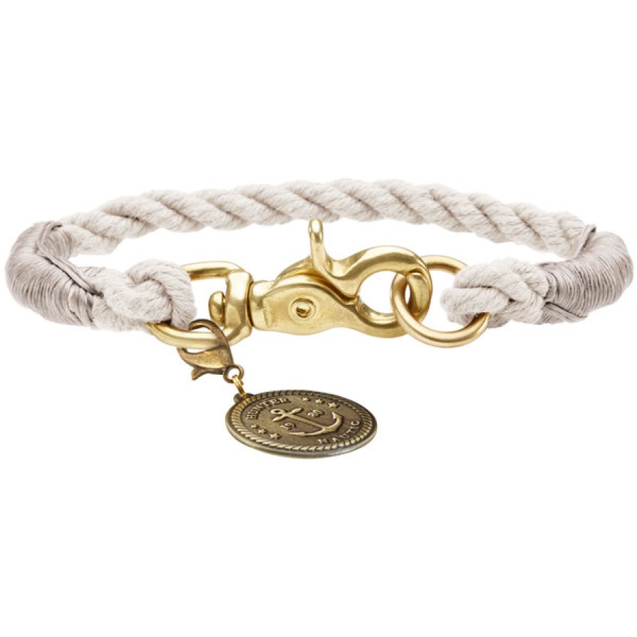 HUNTER COLLAR LIST ROPE CREME 45CM HUNTER