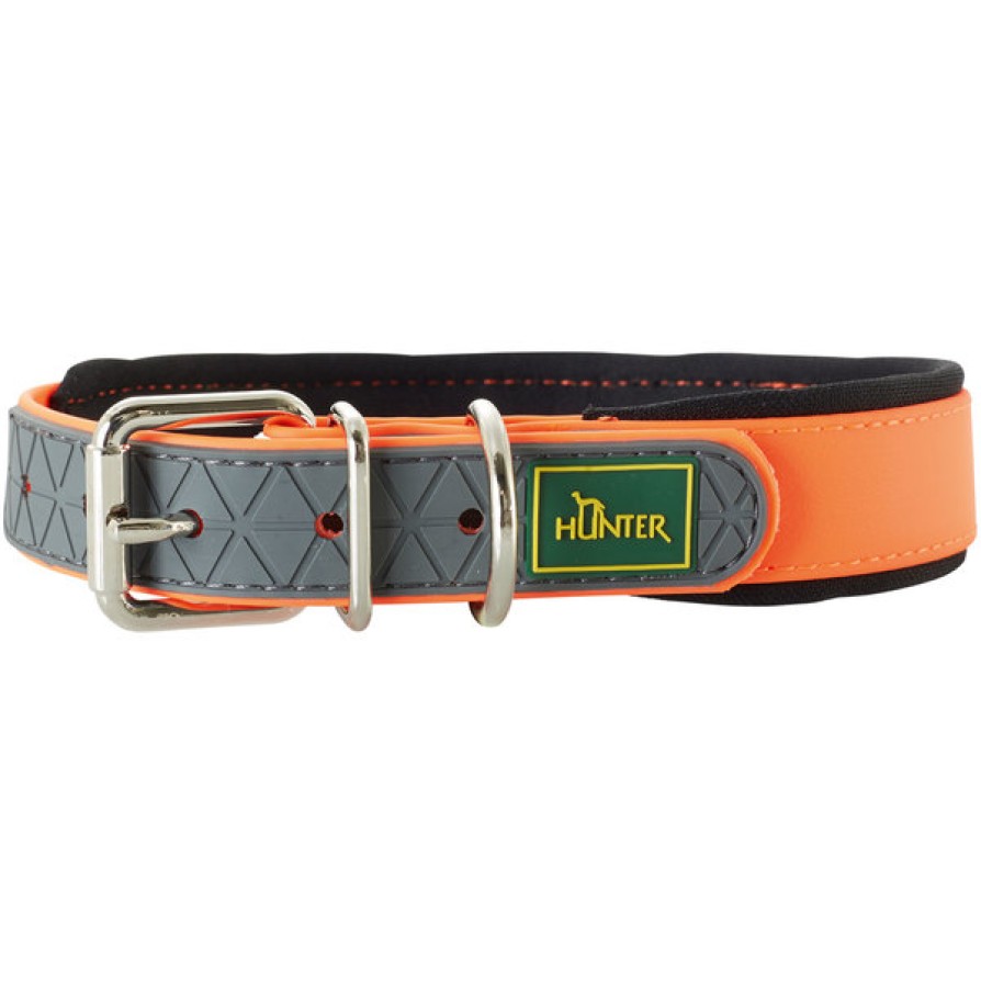 HUNTER COLLAR CONVIENIENCE COMFORT NEON ORANGE 47-55CM HUNTER
