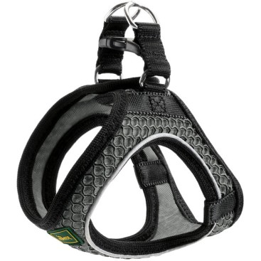 HUNTER HARNESS HILO COMFORT MESH WITH REFLECTIVE BISE ANTHRACITE SMALL