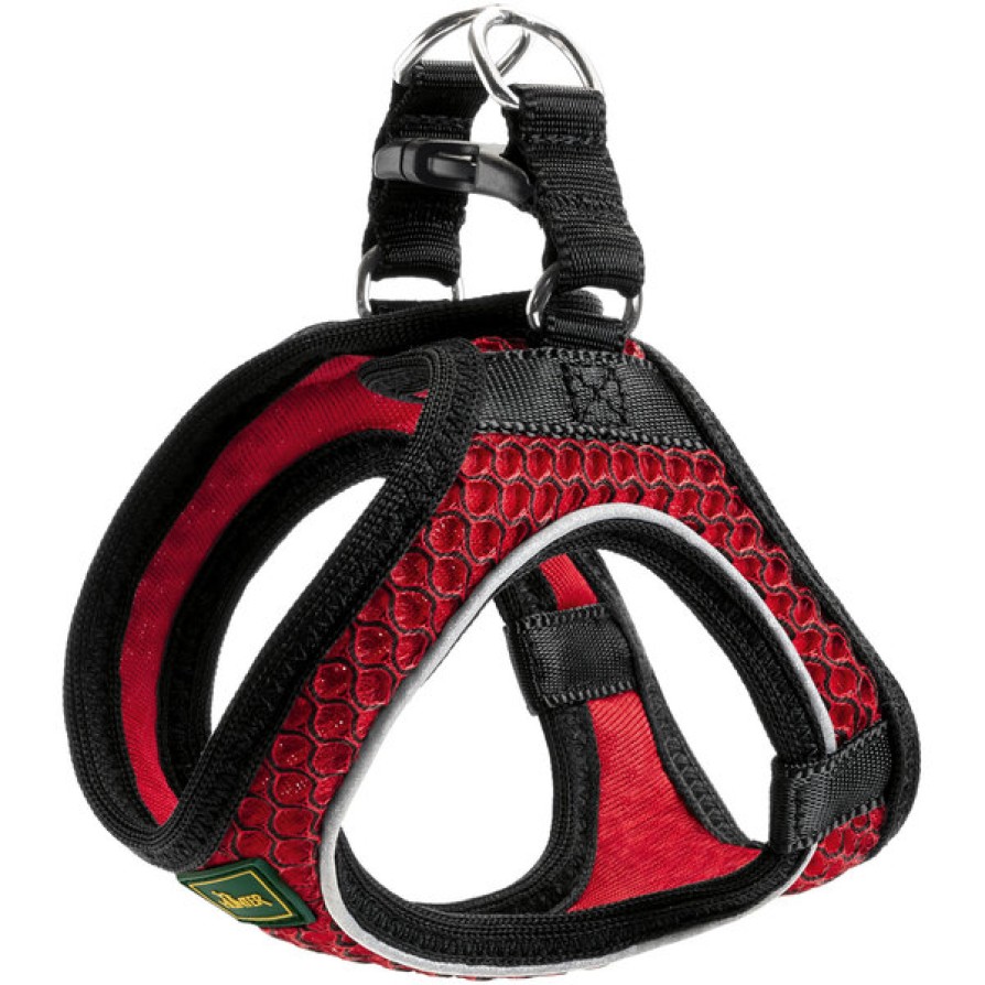 HUNTER HARNESS HILO COMFORT MESH WITH REFLECTIVE BISE RED MEDIUM HUNTER