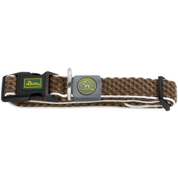 HUNTER COLLAR HILO VARIO BASIC MESH BROWN X-LARGE 45-70CM