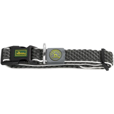 HUNTER COLLAR HILO VARIO BASIC MESH ANTHRACITE MEDIUM 33-50CM