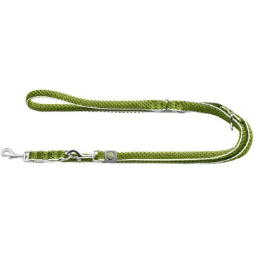 HUNTER ADJUSTABLE LEASH HILO LIME 20MM 200CM