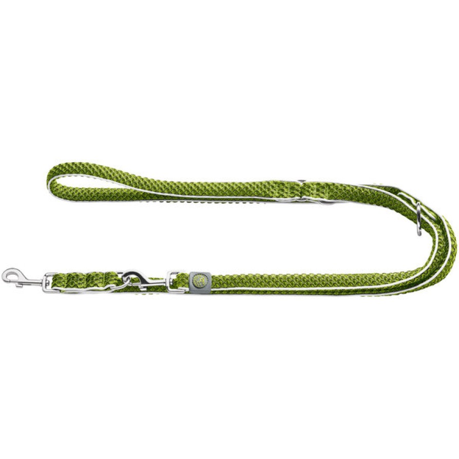 HUNTER ADJUSTABLE LEASH HILO LIME 20MM 200CM HUNTER