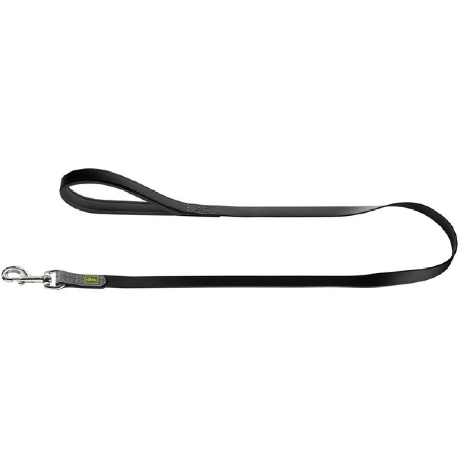 HUNTER LEASH CONVENIENCE NEON BLACK 15MM 120CM HUNTER