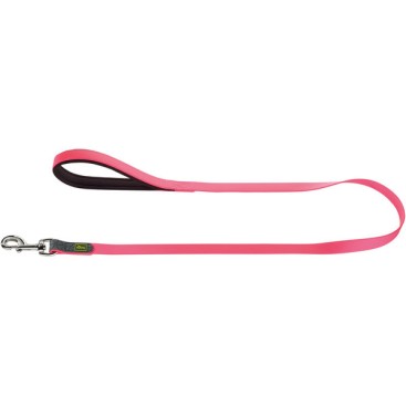 HUNTER LEASH CONVENIENCE NEON PINK 15MM 120CM