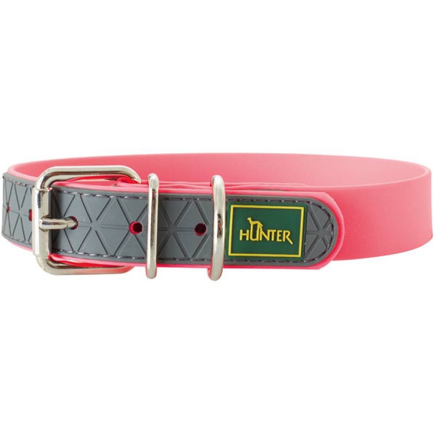 HUNTER COLLAR CONVENIENCE NEON PINK 28-36CM HUNTER