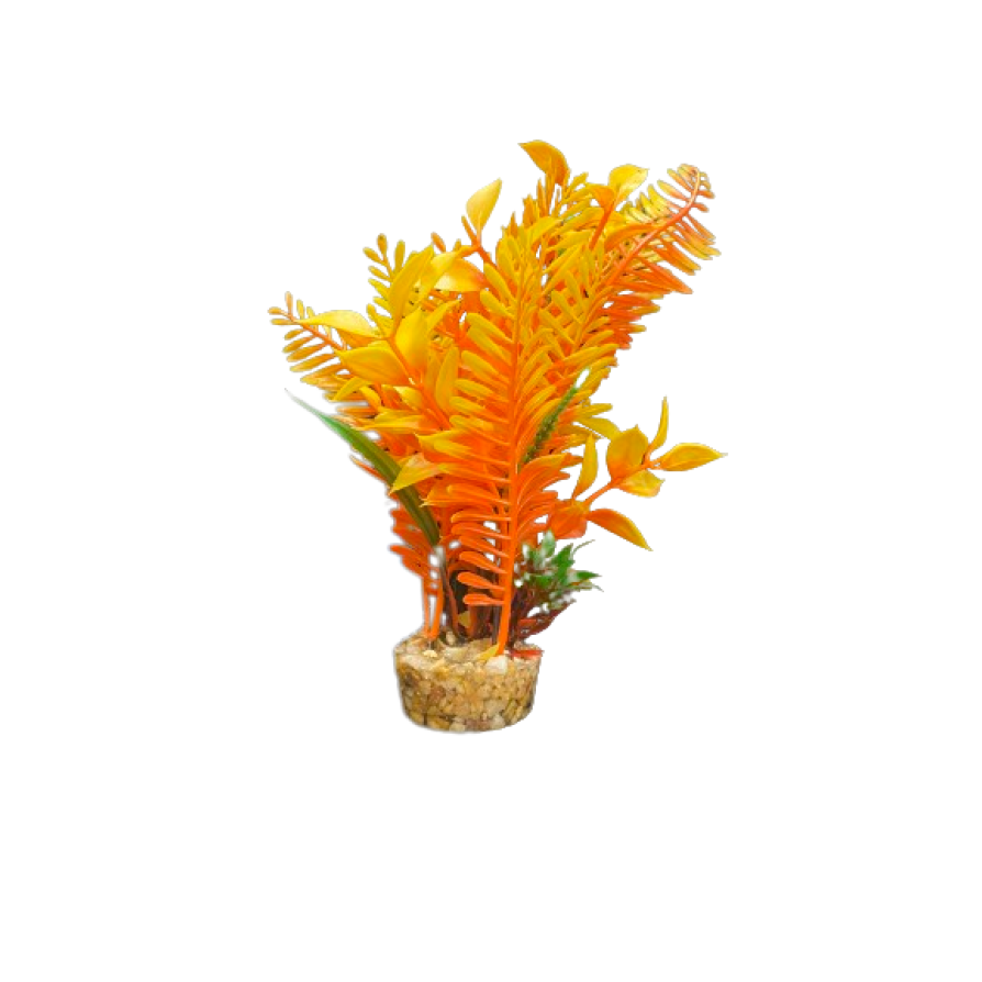 ΔΙΑΚΟΣΜΗΤΙΚΑ ΦΥΤΑ ΕΝΥΔΡΕΙΟΥ ΠΟΡΤΟΚΑΛΙ AQUARISTIC 20CM AQUARISTIC