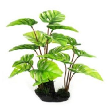 ΔΙΑΚΟΣΜΗΤΙΚΑ ΦΥΤΑ ΠΛΑΣΤΙΚΑ ΕΝΥΔΡΕΙΟΥ AQUARISTIC ΠΛΑΤΥΦΥΛΛΑ ΠΡΑΣΙΝΟ