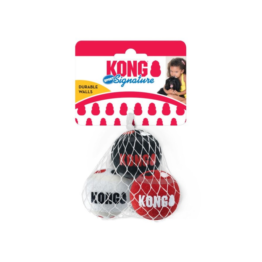 KONG SIGNAT SPOT BALLS 3PK SM KONG