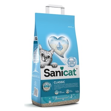 SANICAT CLUMPING WHITE 10LIT