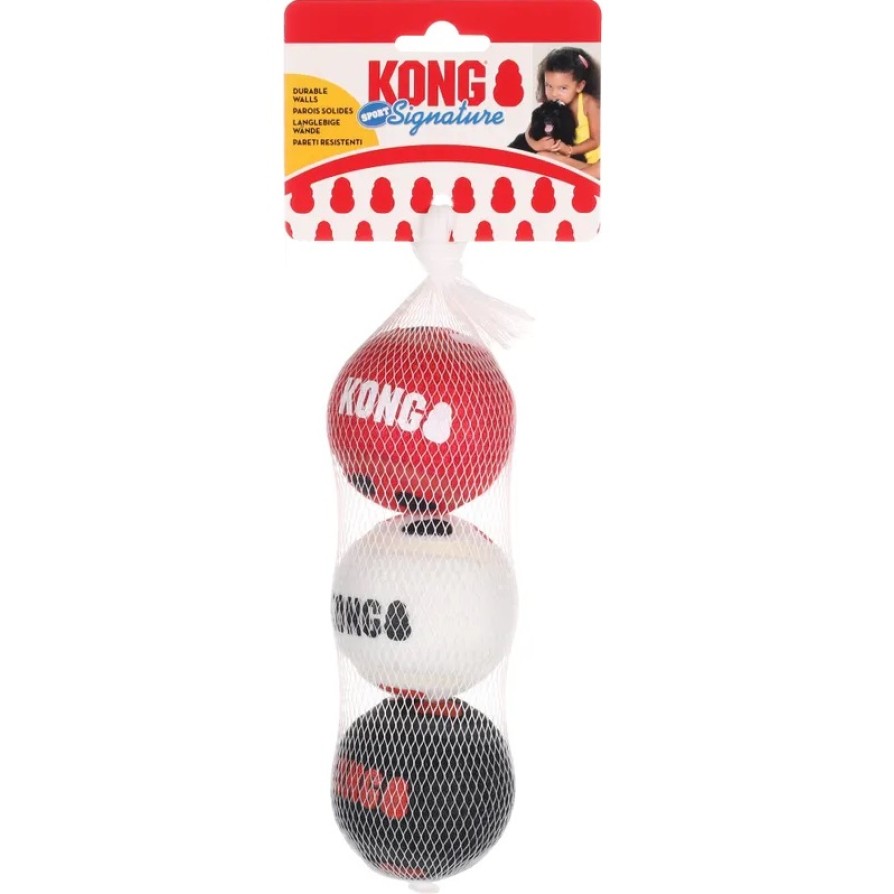 KONG SIGNAT SPORT BALLS 3PK MD KONG