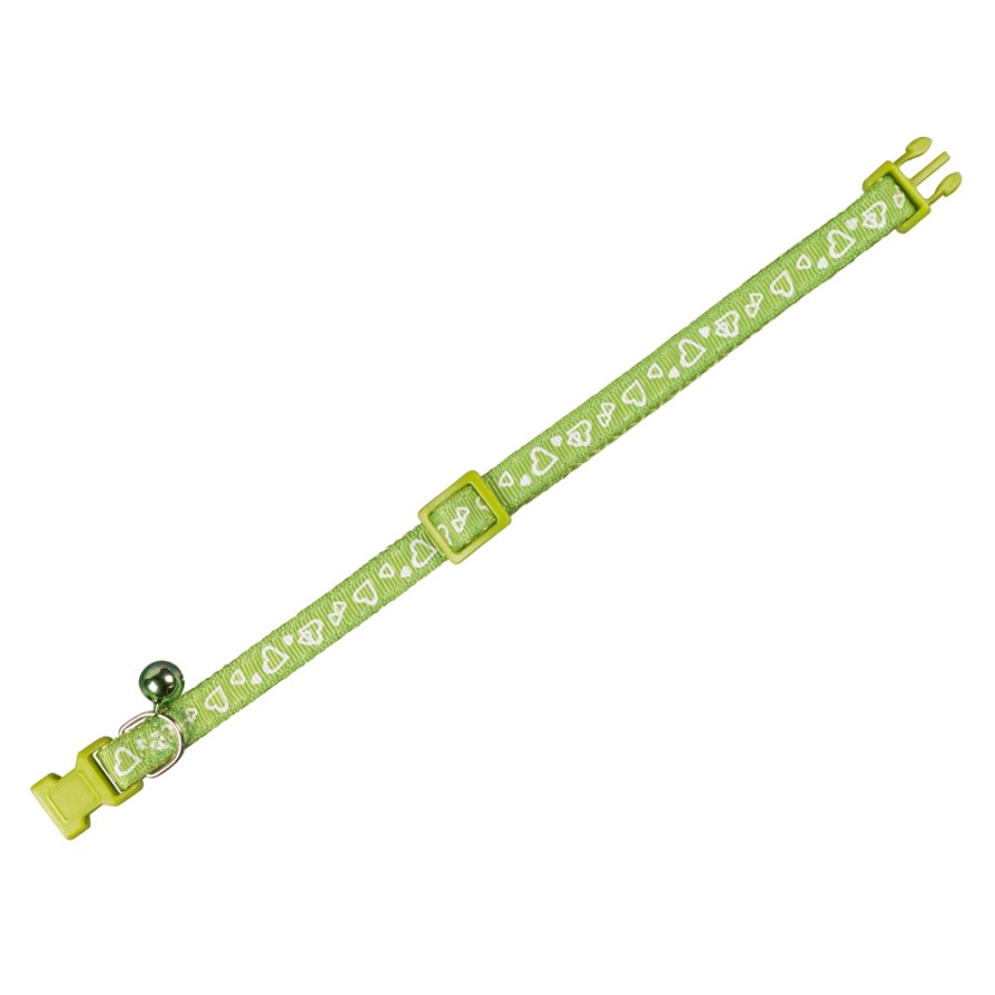 NOBBY ΠΕΡΙΛΑΙΜΙΟ ΓΑΤΑΣ HEART LIGHT GREEN NOBBY