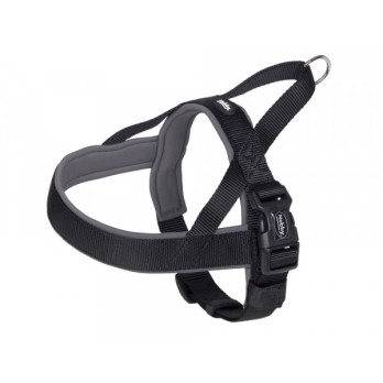 NOBBY ΝΟΡΒΗΓΙΚΟ ΕΠΙΣΤΗΘΙΟ CLASSIC PRENO BLACK-GREY L:60-76cm+46cm, W:25/35mm