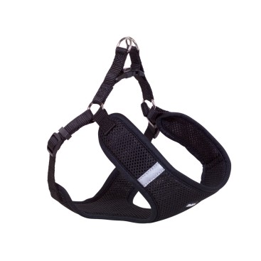 NOBBY ΑΝΑΤΟΜΙΚΟ ΕΠΙΣΤΗΘΙΟ MESH REFLECT BLACK W:10mm, L:41-46cm+42cm