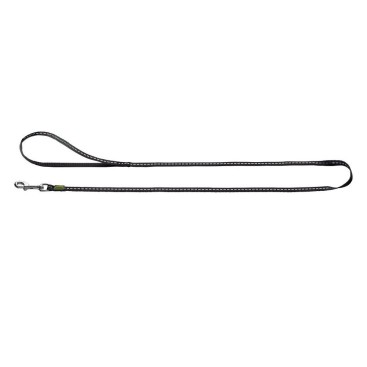 HUNTER LEASH TRIPOLI MINI 10/140NYLON , BLACK REFLECTING